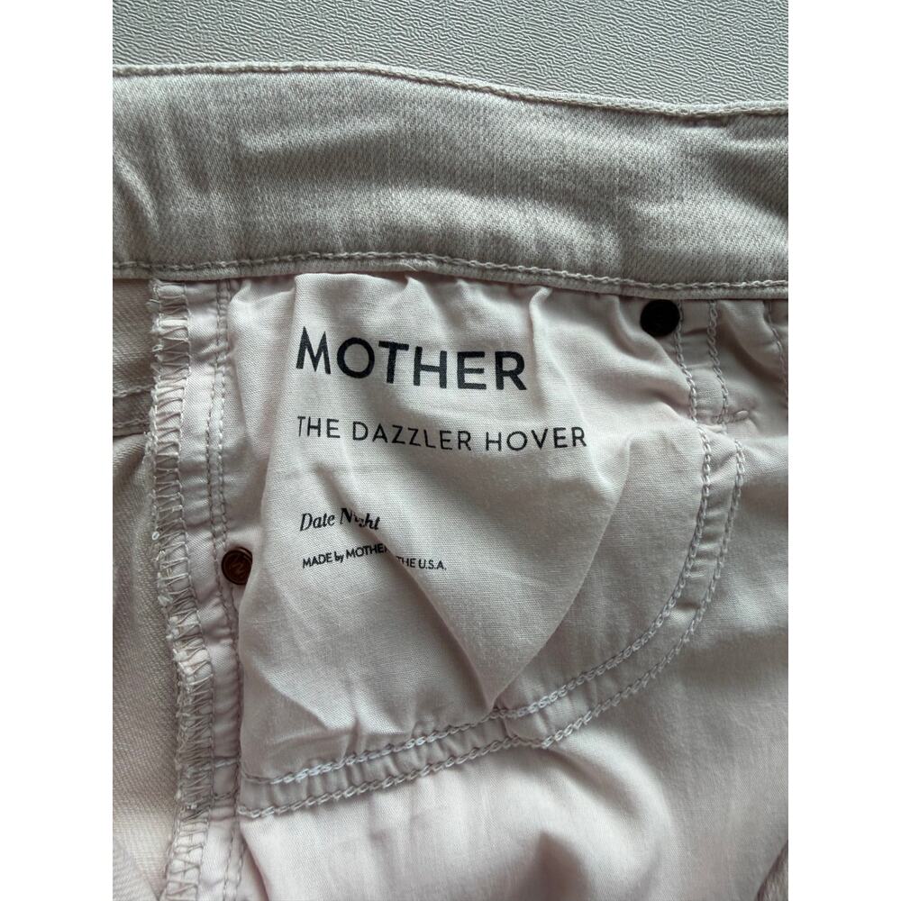 Mother Women's The Dazzler Hover Wash Pale Peach Straight Leg Jeans Size 26 - Picture 14 of 14